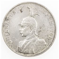 GERMAN EAST AFRICA: Wilhelm II, 1888-1918, AR 2 rupien, 1894-A. VF