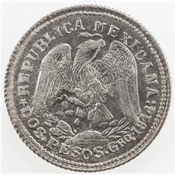 MEXICO: Revolutionary Issue, AR 2 pesos, Guerrero, 1914, KM-643, GB-208, EF-AU