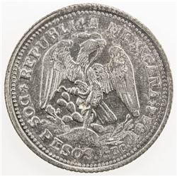 MEXICO: Revolutionary Issue, AR 2 pesos, Guerrero, 1914, KM-643, GB-212, EF