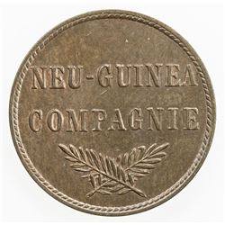 GERMAN NEW GUINEA: Wilhelm II, 1888-1918, AE pfennig, 1894-A. UNC