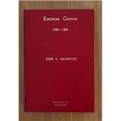 Davenport, John S. European Crowns, 1700-1800
