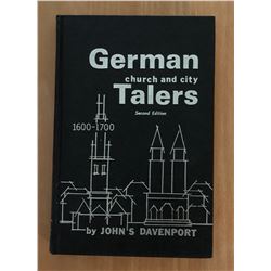 Davenport, John S. German Church and City Talers, 1600-1700