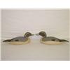 Image 1 : (2) 17 1/2" GREEN WING TEAL DUCK DECOYS