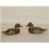 Image 1 : (2) 7 1/2" MINIATURE MALLARD DUCK DECOY