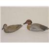 Image 1 : (2) MINIATURE GREEN WINGED TEAL DUCK DE