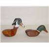 Image 1 : (2) GOLF CLUB HEAD DUCK CARVINGS: 6" MA
