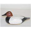 Image 1 : 6 1/2" MINIATURE CANVASBACK DUCK DECOY 