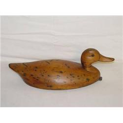 16" HOLLOW BODIED WOODEN MALLARD DUCK D