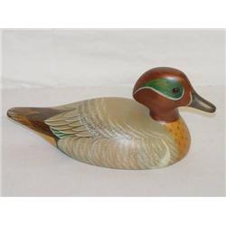 11" GREEN WINGED TEAL DRAKE DUCK DECOY 