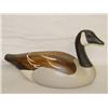 Image 1 : 17" CANADA GOOSE DECOY SIGNED K. BASTA,