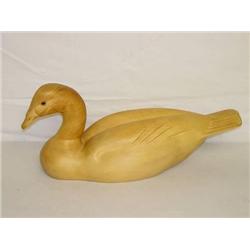 23" SNOW GOOSE DECOY IN NATURAL FINISH 
