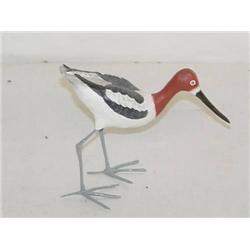 4 1/2" MINIATURE SHOREBIRD DECOY SIGNED