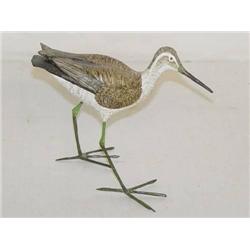 4 1/2" MINIATURE SHOREBIRD DECOY SIGNED