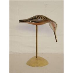 11" LONG BILLED DOWITCHER SHOREBIRD DEC