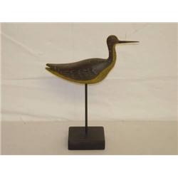 11 1/2" YELLOW LEGS SHOREBIRD DECOY BY 