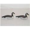 Image 1 : (2) 4" MINIATURE CANADA GOOSE DECOYS SI