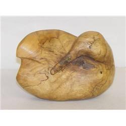 6 1/2" BURLWOOD WOODCOCK BIRD CARVING S