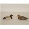 Image 1 : (2) 7 1/2" MINIATURE MALLARD DUCK DECOY