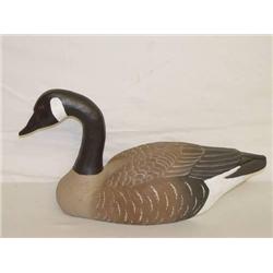 21 1/2" CANADA GOOSE DECOY SIGNED W. HE