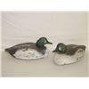 Image 1 : (2) 17" JUMBO CORK GOLDENEYE DUCK DECOY