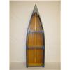 Image 1 : 47" CANOE SHAPED 3 SHELF DISPLAY CASE