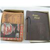 Image 1 : 2 BOXES OF MISC. STAMP & SCRAP BOOK ALBUMS -2