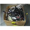 Image 1 : BOX OF MISC. WIRES, POWER SUPPLIES, ETC.