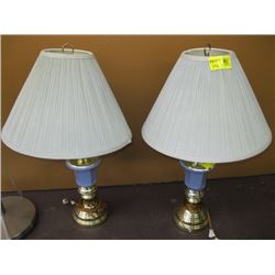 PAIR OF TABLE LAMPS