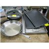 Image 1 : LOT OF FRY PANS & FLAT PANS