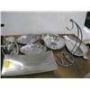 Image 1 : LOT OF ALUMINUM SERVING DISHES