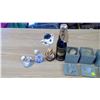 Image 3 : LOT OF ASSORTED ITEMS (CANDLES, FIGURINES, EXPIRY DATE UNKNOWN ON SAMBUCA FLAVOURING)