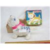 Image 1 : Playful Kitty key wind works box has some damage