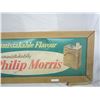 Image 2 : Philip Morris cardboard sign 14 x 44 inches some water damage