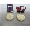 Image 1 : 2  Canadian sterling silver  World War 2 Medals