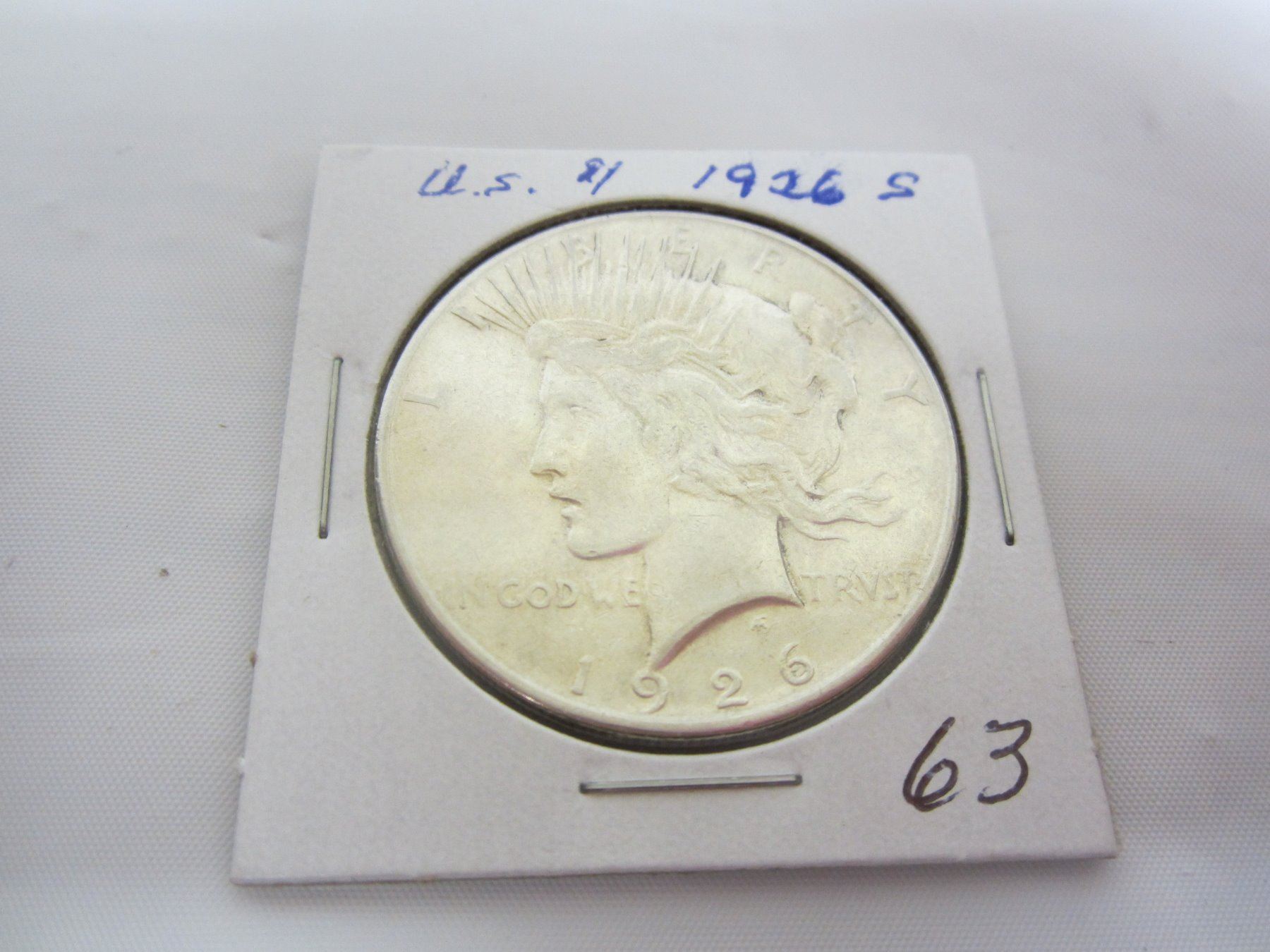 1926 S Peace Silver Dollar