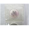Image 2 : 2 one oz. .999  Maple Leafs 1998 5 Dollars Tiger Privy mark