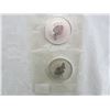 Image 3 : 2 one oz. .999  Maple Leafs 1998 5 Dollars Tiger Privy mark