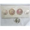 Image 3 : 5 Olympic 1976 sterling silver coins 2 ten dollar 3 five dollar