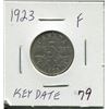 Image 1 : 1923,Canadian 5 cent coin (KEY DATE),King George V