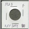 Image 1 : 1923,Canadian 5 cent coin (KEY DATE),King George V