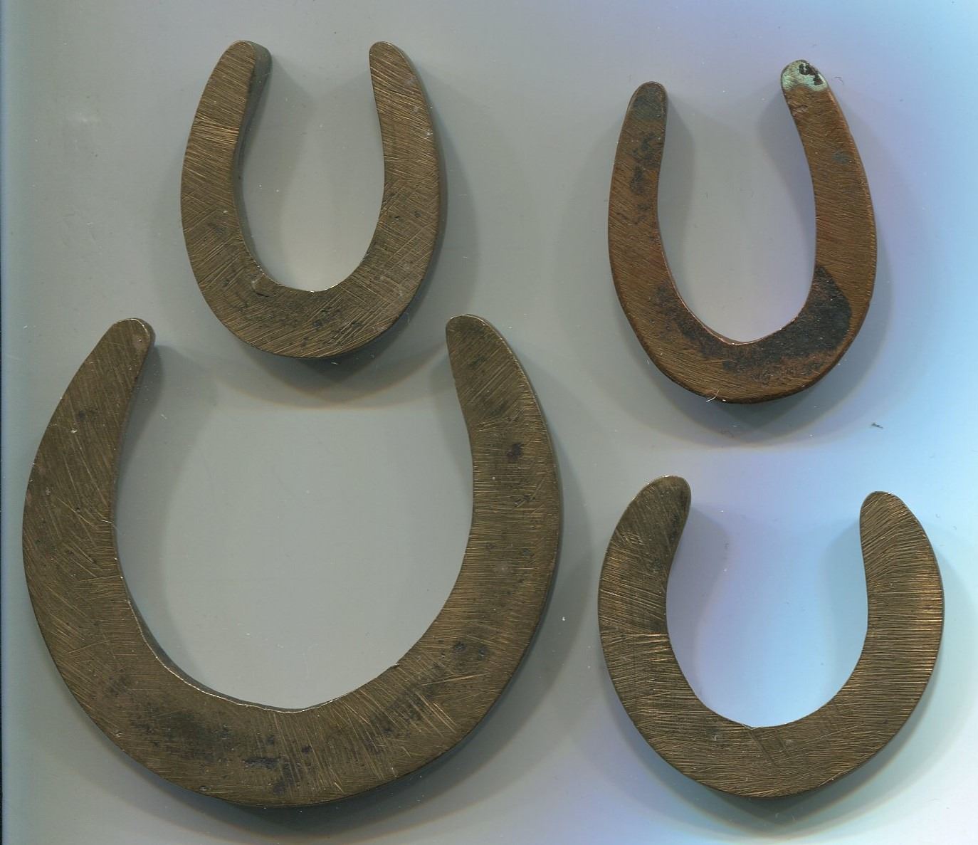 4Brass Horse Shoes,4horse shoes