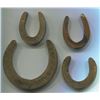 Image 2 : 4-Brass Horse Shoes,4-horse shoes