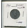 Image 1 : 1944 Victory,Canadian 5 cent coin,King George VI