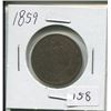 Image 1 : 1859,Large Canadian penny,Queen Victoria