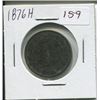 Image 1 : 1876,Large Canadian penny,Queen Victoria