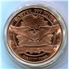 Image 1 : 1 ounce .999 fine copper Morgan Dollar coin,1 oz copper coin,Morgan