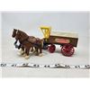 Image 1 : Home of the HandyMan Horses and wagon coin bank,1-coin bank