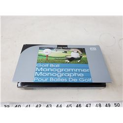 Golf Ball Monogrammer,1-Monogrammer