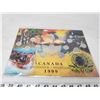 Image 1 : 1999 Canada Millennium  12 Quarter set in a display,1-Canada 1999 commemorative set