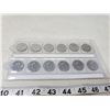 Image 2 : Canada 125 Quarter set in a clear plastic holder,1-Canada 125 commemorative set